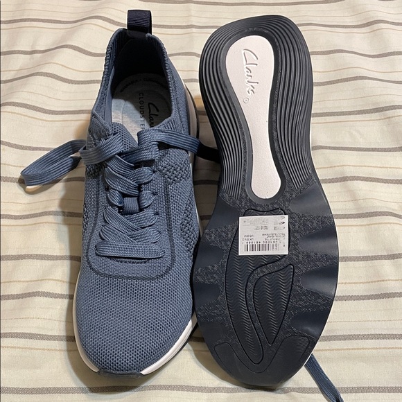 Clarks Shoes - Clarks Navy Athletic Shoes